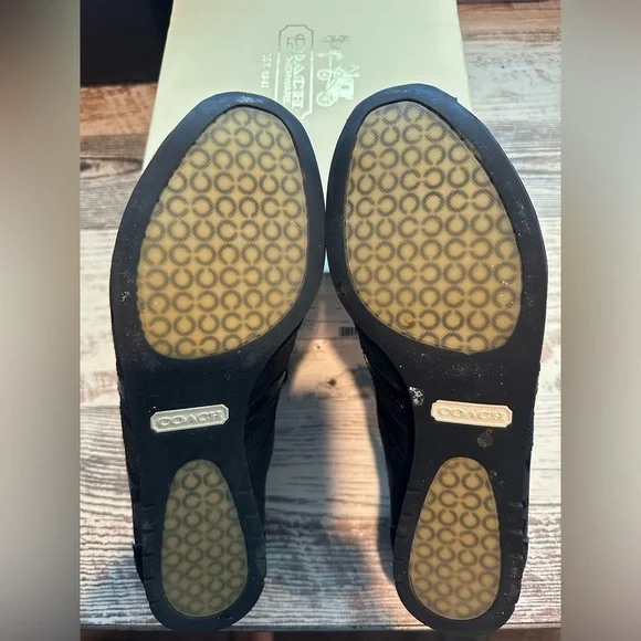 Coach Kathleen Black Signature Sneakers – Size 8 (Y2K Vintage) - Picture 7 of 11